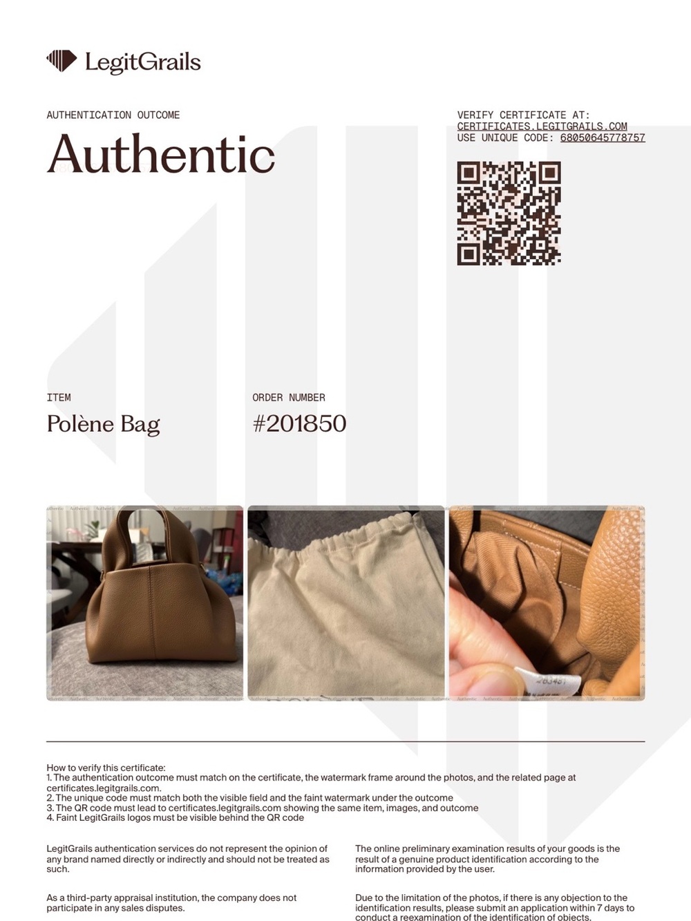 Polene Numero Neuf Mini (Camel) - Picture 5 of 5
